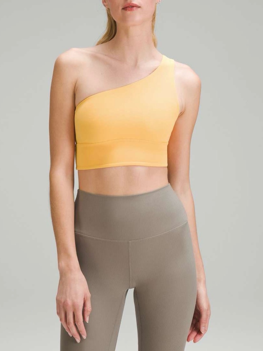 Lululemon Align Asymmetrical Bra Size 6 Mango Dream
